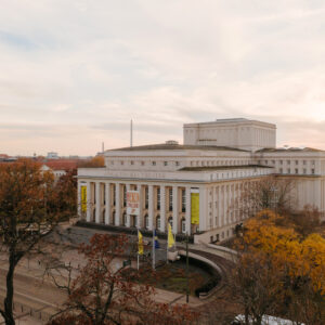 Anhaltisches Theater Dessau von oben