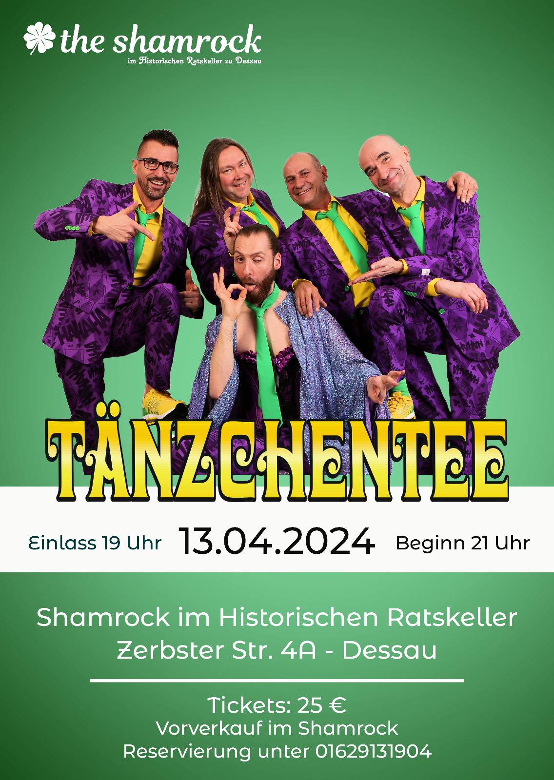 Tänzchentee am 13.04.2024 im the shamrock dessau