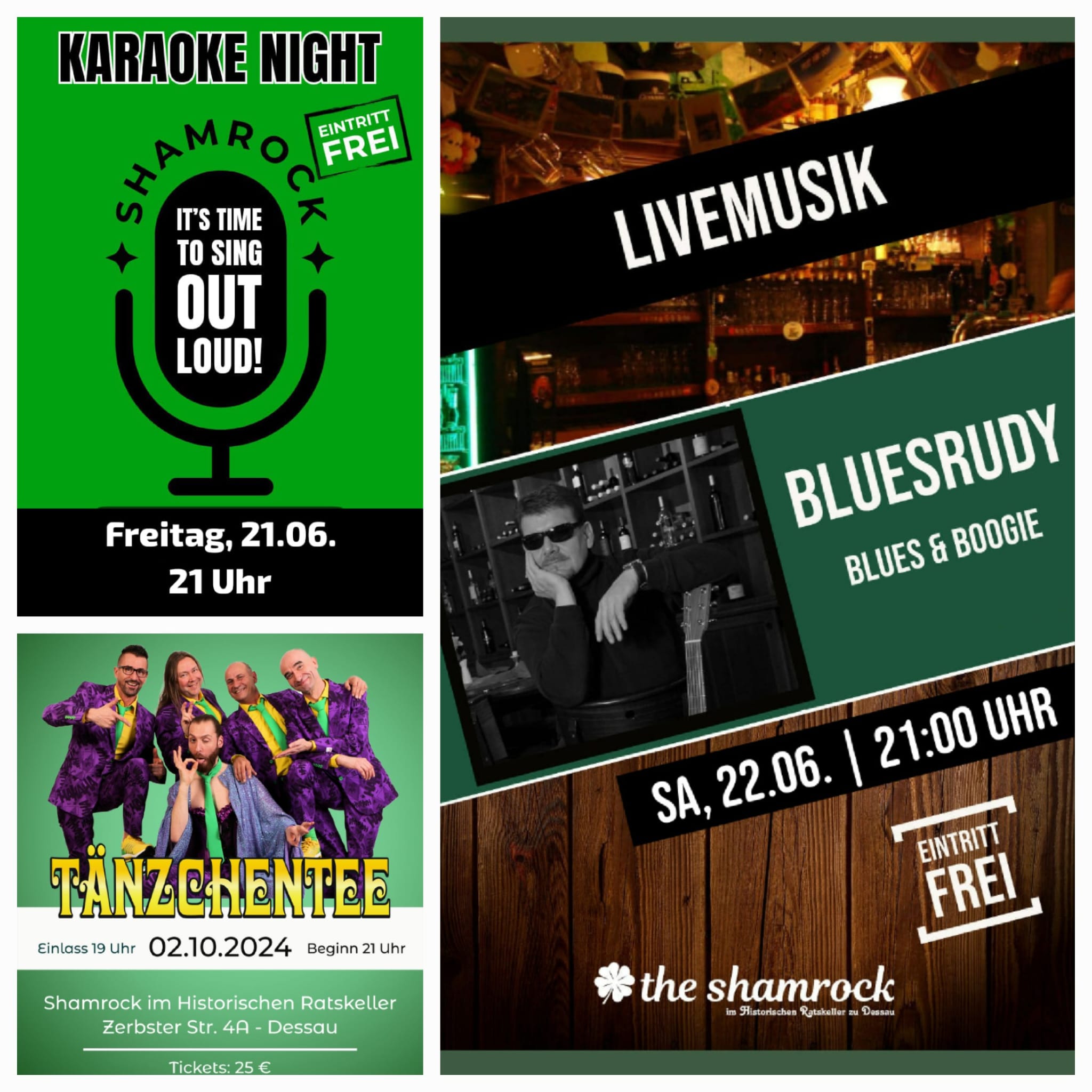 the shamrock dessau, Wochenende 21.-22.6.2024