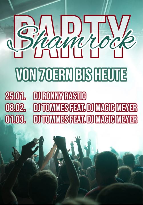 the shamrock dessau, Party 2025