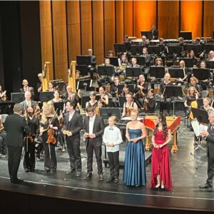 Solisten und Solistinnen der Musikschule beim Philharmonischen Musikschulkonzert 2024, Foto Musikschule Kurt Weill