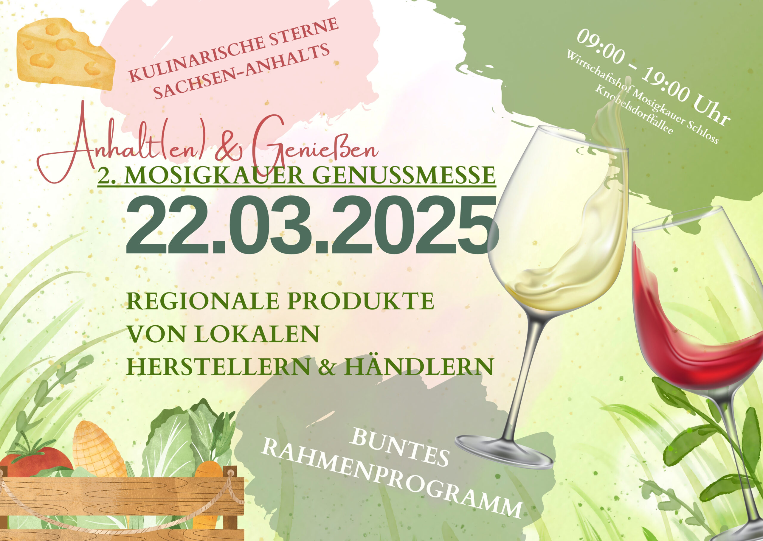 Flyer Mosigkauer Genussmesse 2025