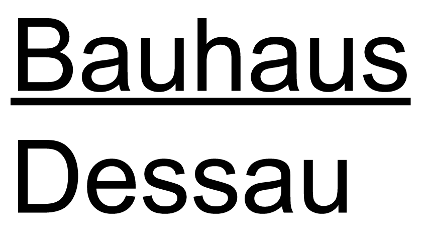 Logo Stiftung Bauhaus Dessau